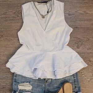 BNWOT summery peplum top from Zara